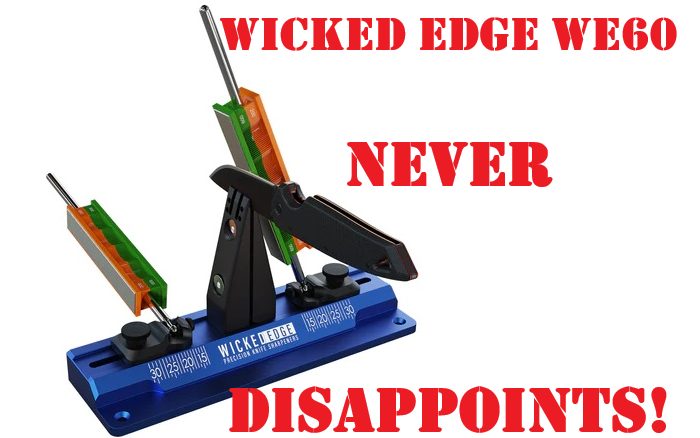 The Wicked Edge WE60 precision sharpener